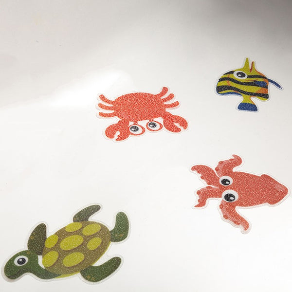 Anti Slip Bathroom Decals - Aquatic Animals B