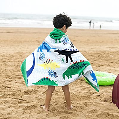 Hooded Children's Towel - Dinosaurs