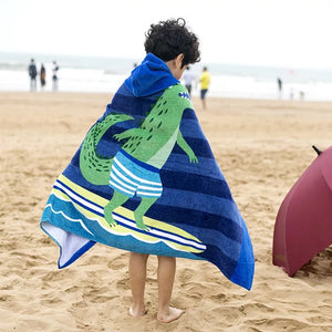 Hooded Children's Towel - Alligator