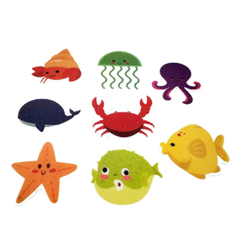 Anti Slip Bathroom Decals - Aquatic Animals A