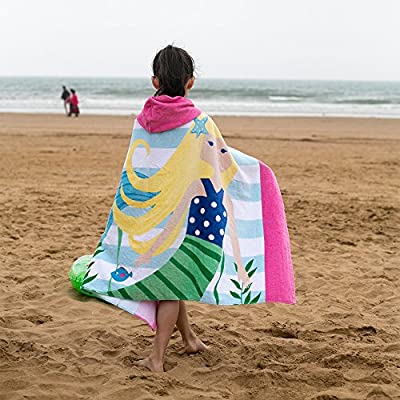 Hooded Children's Towel - Mermaid