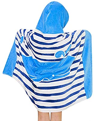 Hooded Children's Towel - Whale