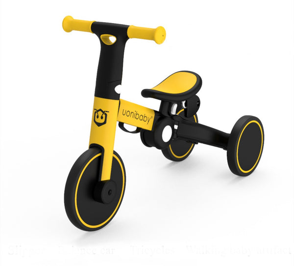 4-in-1 Convertible Push/Pedal Tricycle, Balance Bike & Trolley