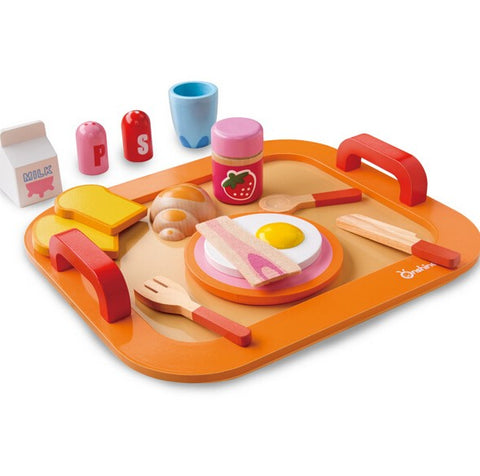 Children's breakfast food tray set