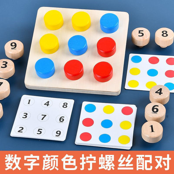 Screw Pair Intelligent Cognitive Puzzle