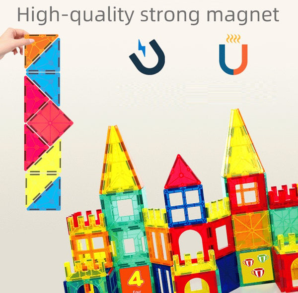 3-D Magnetic Tiles