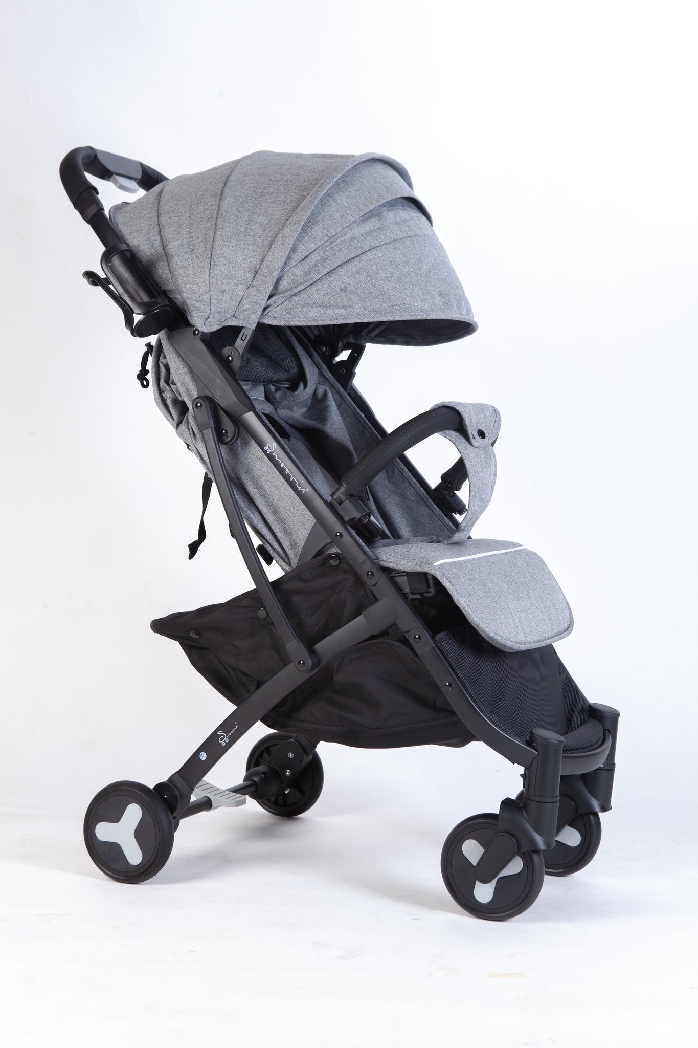 Smoovin Compact Travel Stroller - Salt and Pepper