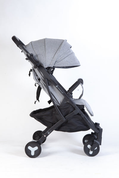 Smoovin Compact Travel Stroller - Salt and Pepper