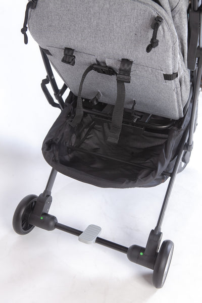 Smoovin Compact Travel Stroller - Salt and Pepper