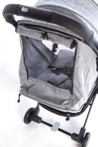 Smoovin Compact Travel Stroller - Salt and Pepper