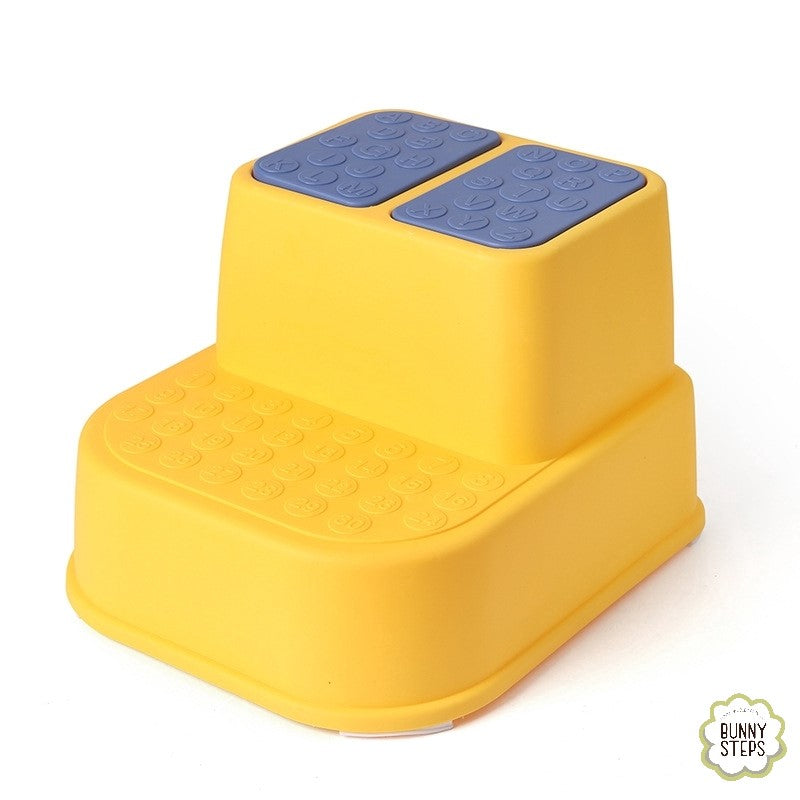 Toddler Step Stool - Yellow and Blue