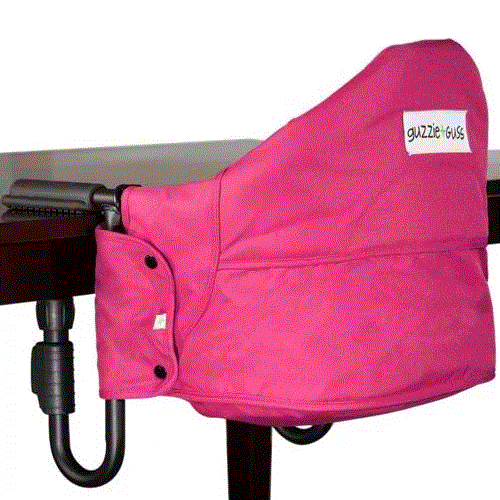 Guzzie+Guss Hook-on high chair Pink