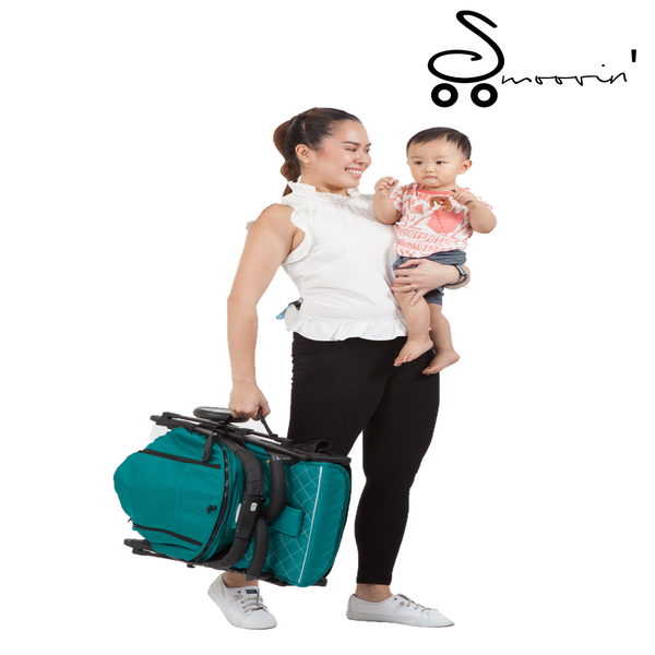 Smoovin Compact Travel Stroller - Teal